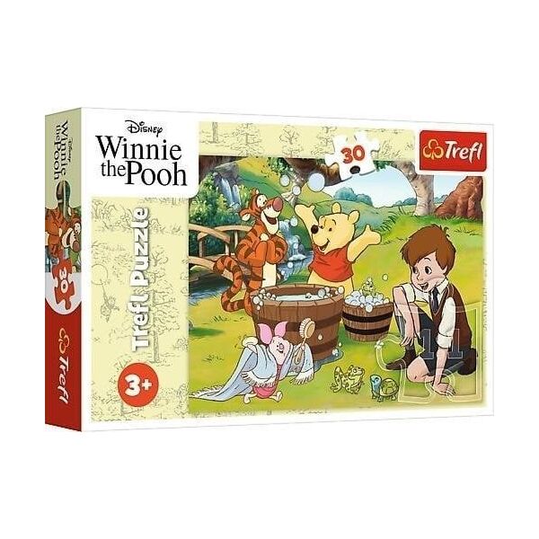 Puzzle 30 Dzień z Puchatkiem TREFL