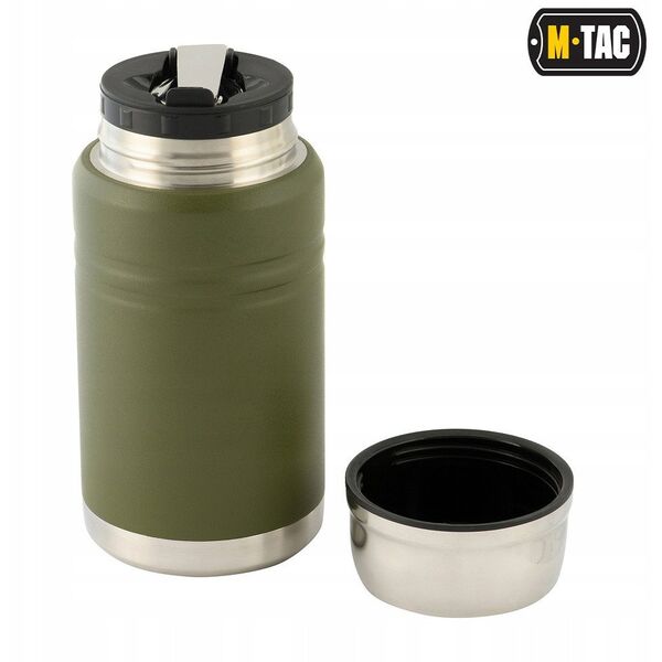 Termos obiadowy z łyżką ze stali Inox M-TAC Olive poj. 750 ml.