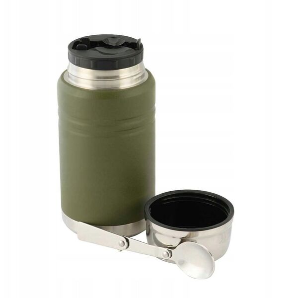 Termos obiadowy z łyżką ze stali Inox M-TAC Olive poj. 750 ml.