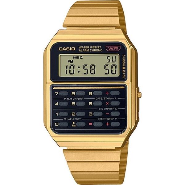Zegarek Casio Zegarek męski Casio CA-500WEG-1AEF złoty