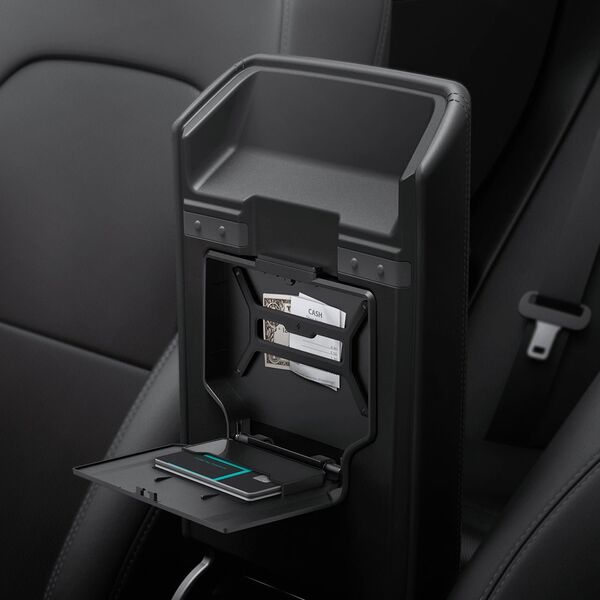 Spigen Spigen Tesla Center Console Organizer Hidden Storage Box, black - Tesla Model 3 (2024)