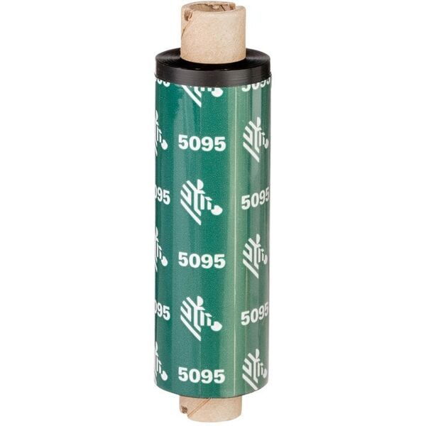 Taśma termotr. 60mm/300mb żywiczna, kolor czarny, nawój zewnętrzny, tuleja 1''