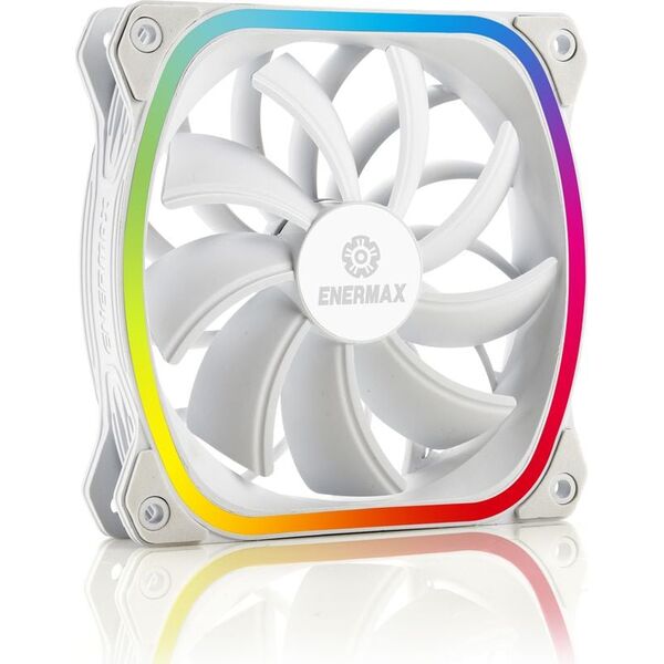 Wentylator Enermax SquA RGB Biały (UCSQARGB12P-W-SG)