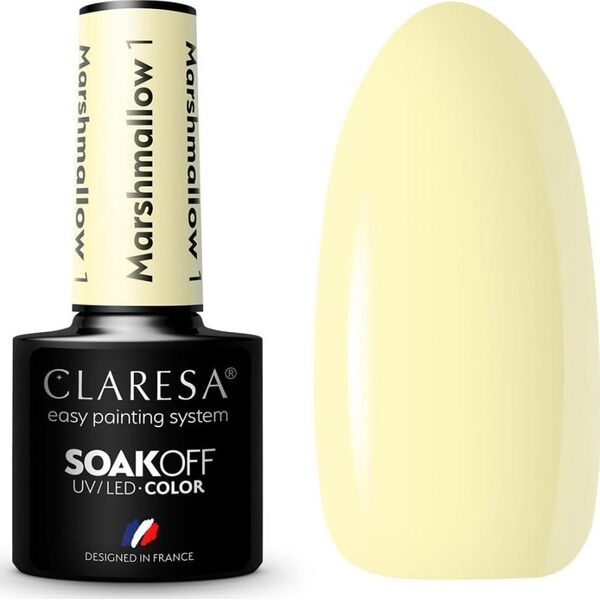 Claresa CLARESA lakier hybrydowy MARSHMALLOW 1 5g