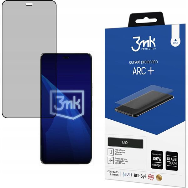 Folia 3MK ARC+ Fullscreen do Honor        Magic7 Lite