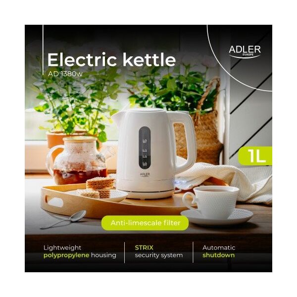 Czajnik elektryczny 1,0 L | STRIX | Obrotowa podstawa |