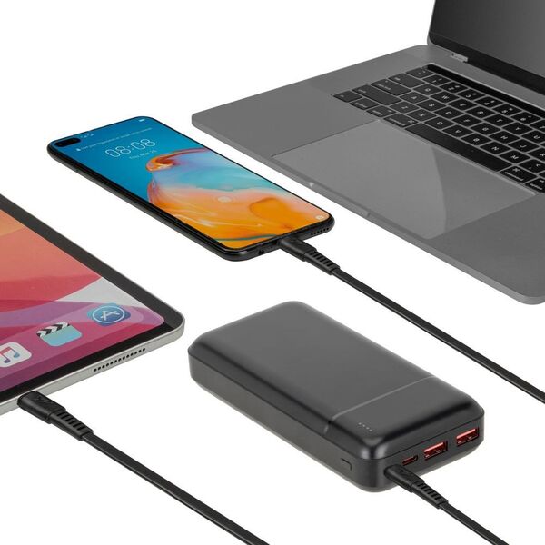 POWER BANK USB 20000MAH/VA2102 BLACK RIVACASE