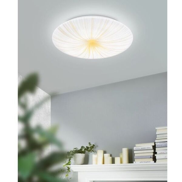 EGLO Nieves 1, LED, 3000 K, 1100 lm, IP20, Gold, White