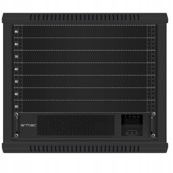 UPS RACK ARMAC R/2000I/PF1/DF ON-LINE 2000VA 8X IEC C13 USB-B LCD METALOWA OBUDOWA DUST-FREE
