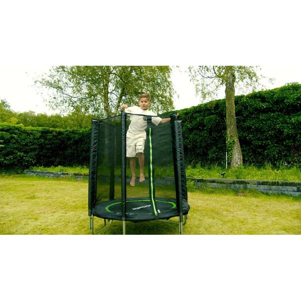 VIRTUFIT TRAMPOLINA DLA DZIECI Z SIATKĄ BEZPIECZEŃSTWA 140 CM