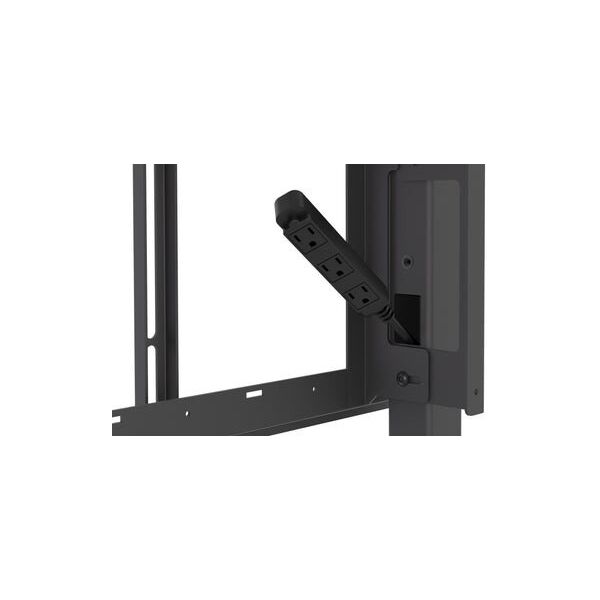 PEERLESS-AV SR898-EUK Rollwagen Trolley με ράφι για οθόνες έως 279,4cm 110 ίντσες έως 136kg έως VESA 900x600 χρώμα μαύρο