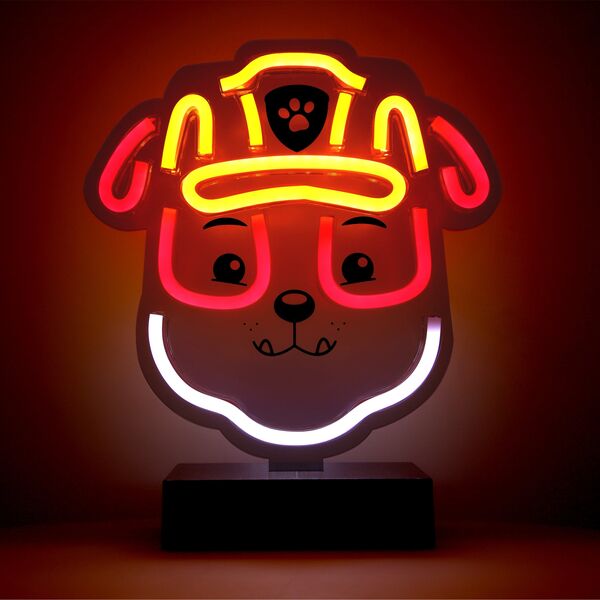 PAW PATROL Led neon lamp on a stand for children Paw Patrol-Rubble