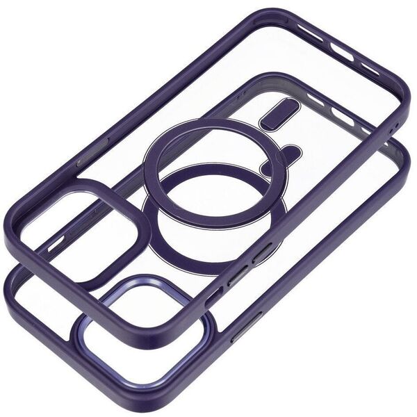 Futerał COLOR EDGE MAG COVER kompatybilny z MagSafe do IPHONE 11 Pro fioletowy