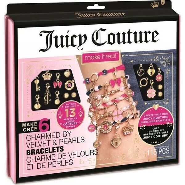 Make it real MAKE IT REAL Juicy Couture Charmed by Velvet and Pearls Bransoletki, zabawka kreatywna