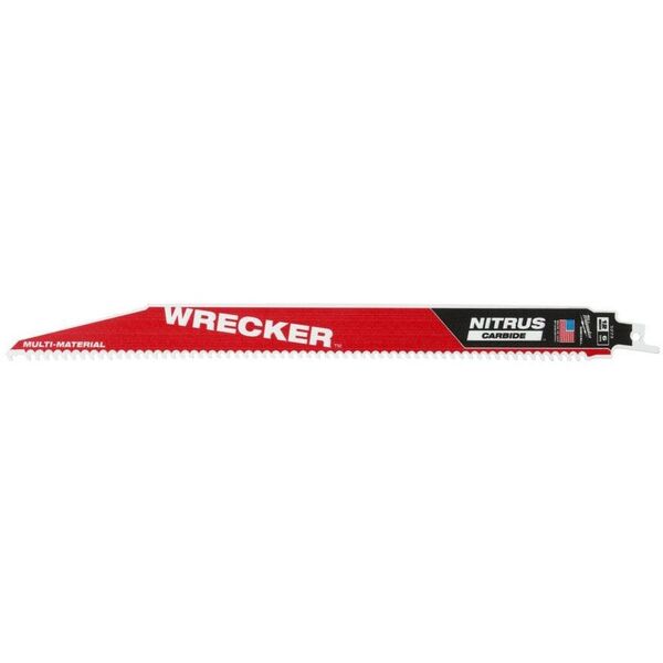 MILWAUKEE Πριονόλαμα TCT WRECKER NITRUS με καρβίδιο 300mm/6T /1τμχ.