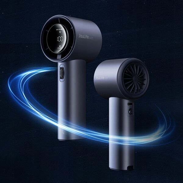 Mini dmuchawa Jisulife Handheld Fan Pro1 FA53 (ABS) przenośny wiatraczek wentylator USB - niebieski