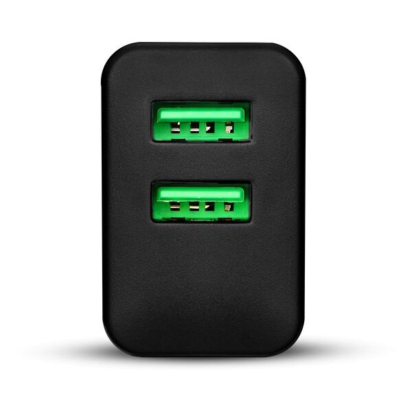 Ładowarka sieciowa eXc Basic 2 x USB-A 18W czarna - Gwarancja bezpieczeństwa. Proste raty. Bezpłatna wysyłka od 170 zł.