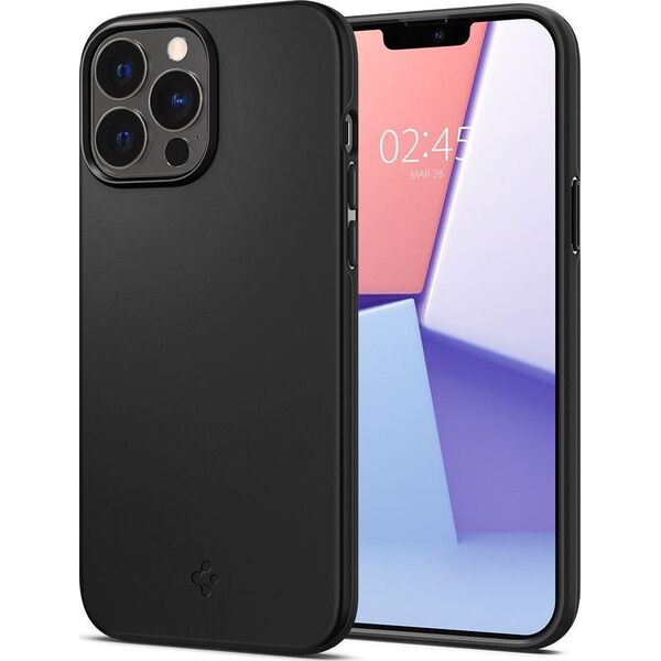 Spigen Θήκη Spigen Thin Fit Apple iPhone 13 Pro Max Μαύρο