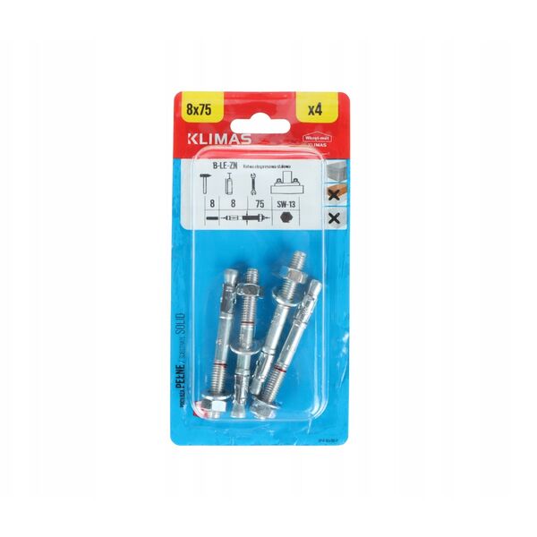 KOTWY EKSPRESOWE B-LE-ZN-08075*P4