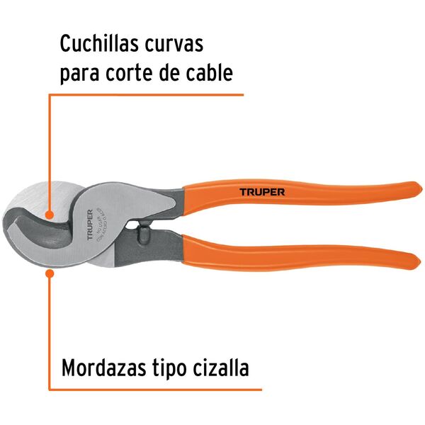 Kabelio kirpimo replės 250mm Truper®