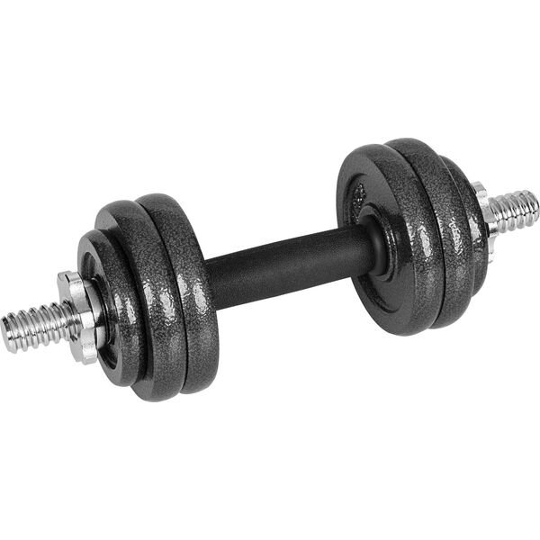 Hantle żeliwne regulowane w walizce z gryfem, zestaw 15kg REBEL ACTIVE