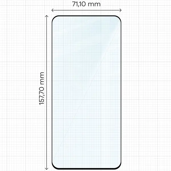 2x szkło na ekran + szkło na aparat Bizon Edge 2 Pack do Xiaomi Redmi Note 14 5G
