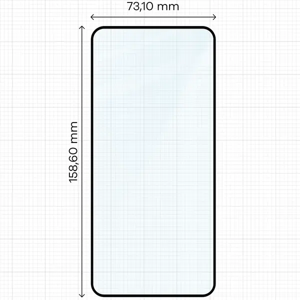 Szkło hartowane Bizon Glass Edge 3D do Oppo Reno13 Pro czarna ramka
