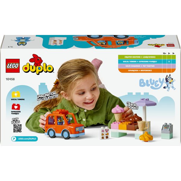 LEGO DUPLO BLUEY Wyprawa po lody z Blue 10458