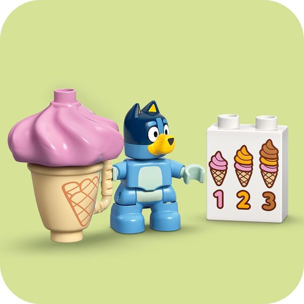 LEGO DUPLO BLUEY Wyprawa po lody z Blue 10458