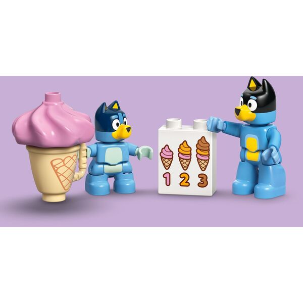 LEGO DUPLO BLUEY Wyprawa po lody z Blue 10458