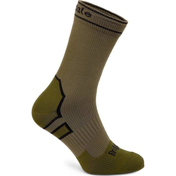 Bridgedale Skarpety wodoodporne Bridgedale StormSock Mid Boot - khaki/olive 48+
