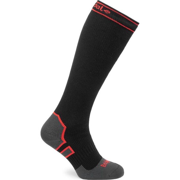 Bridgedale Skarpety wodooszczelne Bridgedale StormSock Heavy Knee - black/red 40 - 43