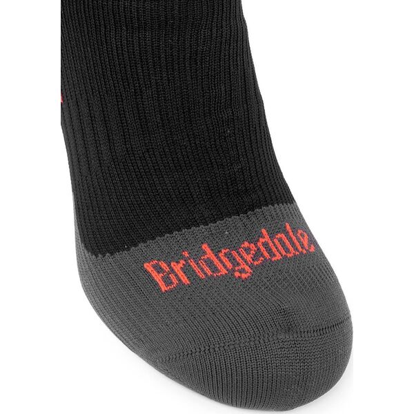 Bridgedale Skarpety wodooszczelne Bridgedale StormSock Heavy Knee - black/red 36 - 39