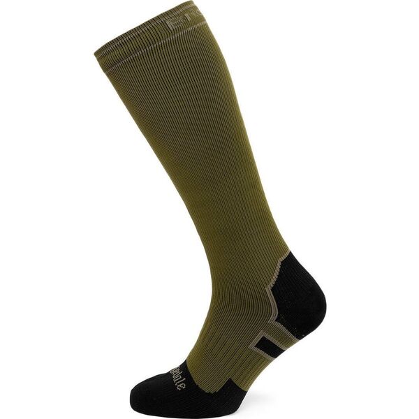 Bridgedale Skarpety wodooszczelne Bridgedale StormSock Heavy Knee - olive/black 36 - 39