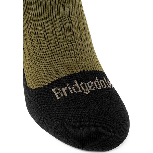 Bridgedale Skarpety wodooszczelne Bridgedale StormSock Heavy Knee - olive/black 48+