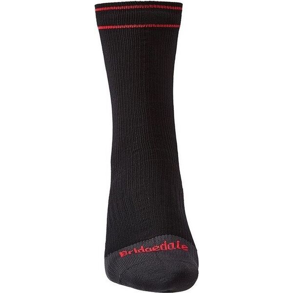 Bridgedale Skarpety Bridgedale wodoodporne StormSock Heavy Boot - black/red 44 - 47