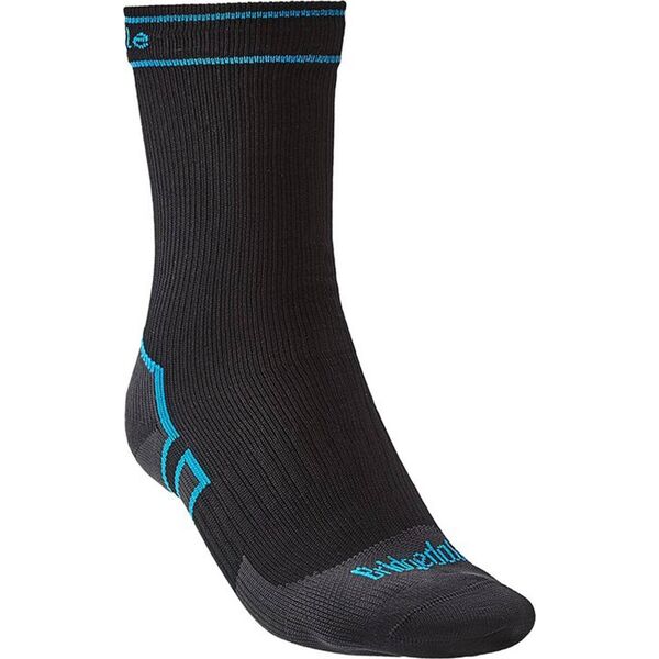 Bridgedale Skarpety wodoodporne Bridgedale StormSock Mid Boot - black/blue 48+