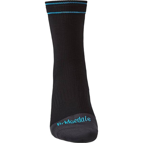 Bridgedale Skarpety wodoodporne Bridgedale StormSock Mid Boot - black/blue 48+