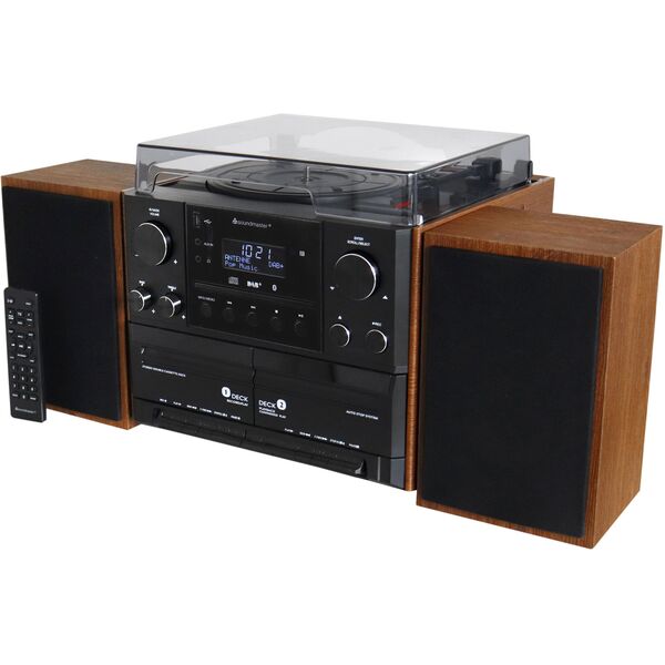 Πύργος Soundmaster Soundmaster MCD5600BR οικιακή συσκευή ήχου 10 W Μαύρο, Ξύλο