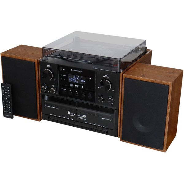 Πύργος Soundmaster Soundmaster MCD5600BR οικιακή συσκευή ήχου 10 W Μαύρο, Ξύλο