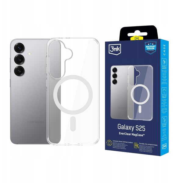 Etui 3MK EverClear MagCase do Samsung    Galaxy S25