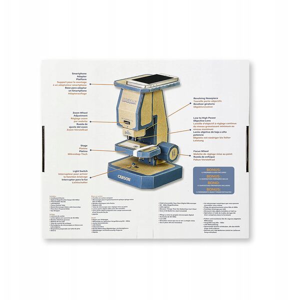 Carson OG-100 Optigami DYI Cardboard Microscope