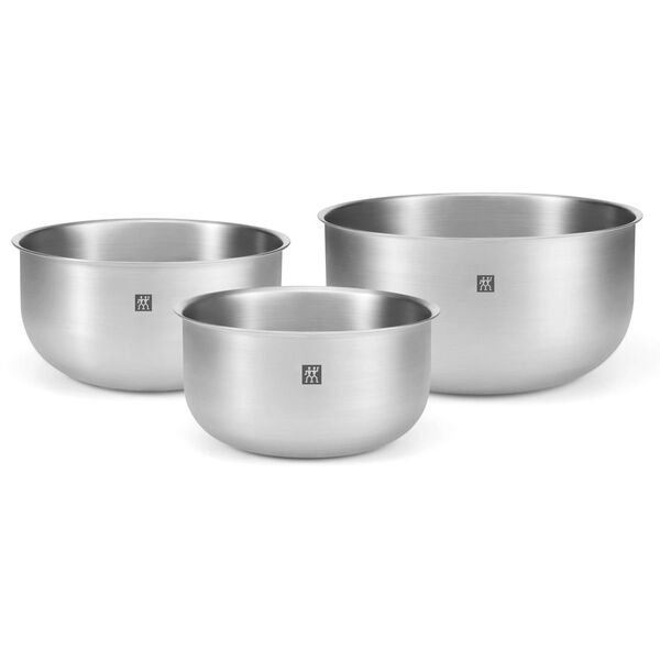 ZWILLING PREP Zestaw 3 misek stalowych - Srebrny