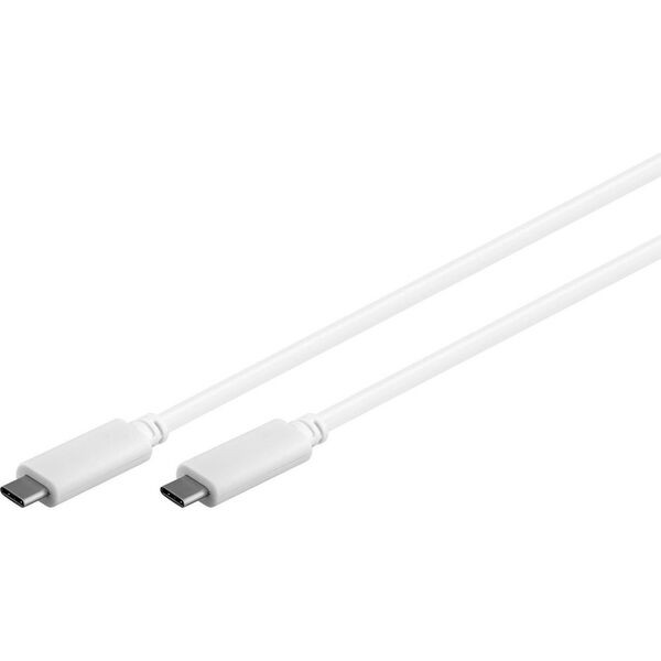 USB-C Gen2 cable, white. 3m