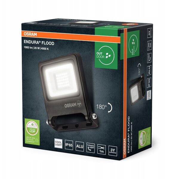 ENDURA FLOOD 20W 840 DG