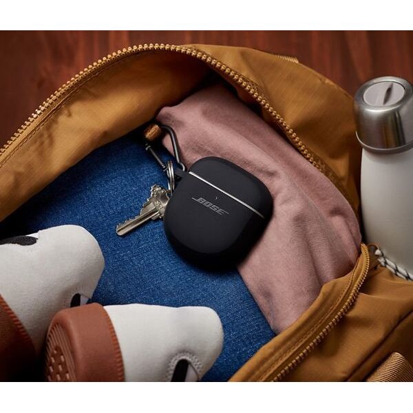 Bose QuietComfort Etuidække Til trådløse ørespidsers opladningsetui Tredobbelt sort