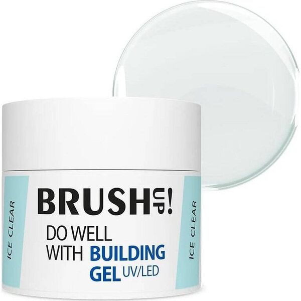 Silcare BrushUp! Do Well with Building Gel żel budujący do paznokci Ice Clear 12g