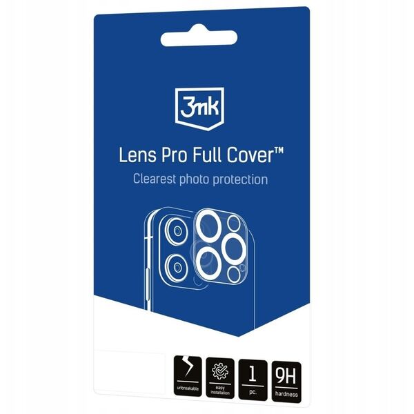 Ochrona na obiektyw aparatu 3MK Lens Pro  FullCover do Apple iPhone 17