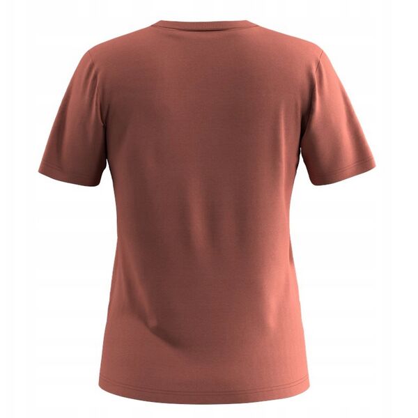 Koszulka bawełniana damska Salewa Eagle Logo Patch T-Shirt - etruscan red rozmiar: xs