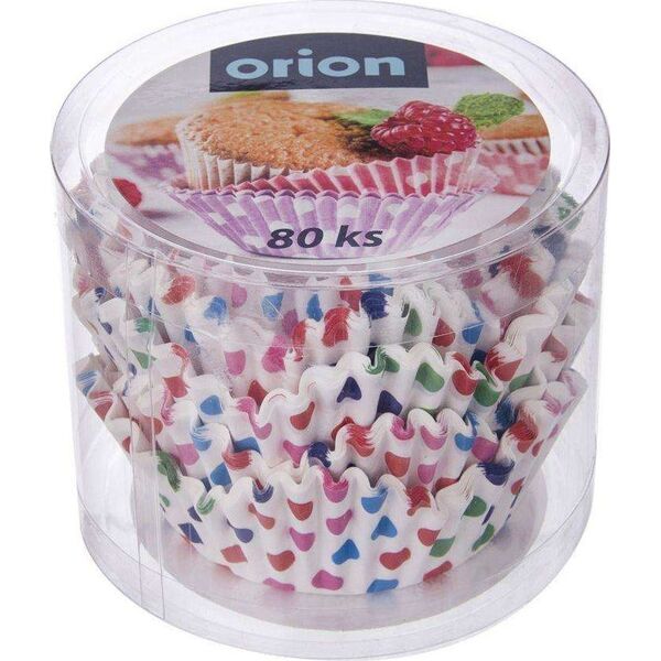 Orion Foremki PAPILOTKI do mufinek babeczek 7 cm 80 sztuk